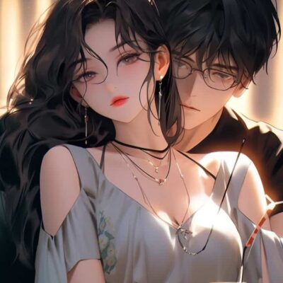 欲系动漫双人情侣头像 AI绘画又欲又撩人的性感情头