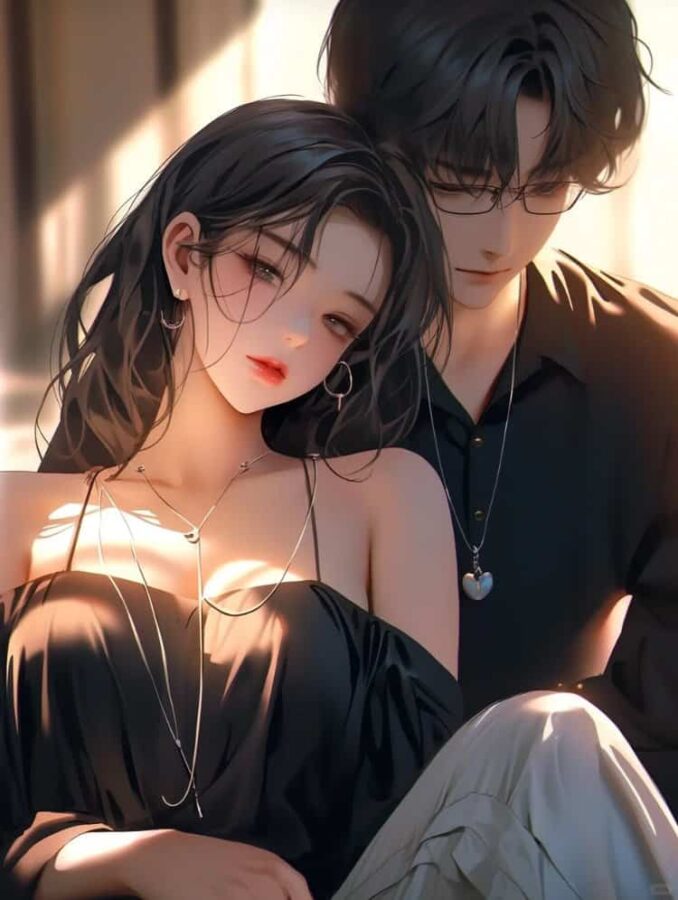 欲系动漫双人情侣头像 AI绘画又欲又撩人的性感情头_5