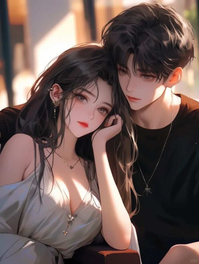 欲系动漫双人情侣头像 AI绘画又欲又撩人的性感情头_9