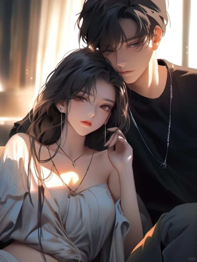 欲系动漫双人情侣头像 AI绘画又欲又撩人的性感情头_10