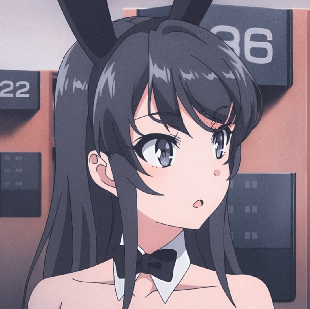 男生都喜欢的樱岛麻衣兔女郎头像_2