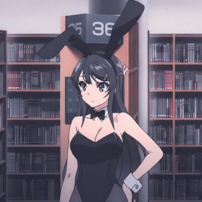 男生都喜欢的樱岛麻衣兔女郎头像