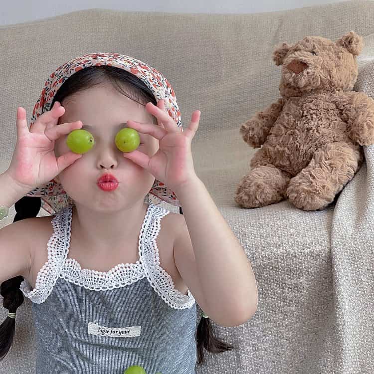 可爱萌萌哒小女孩真人照片女生头像 可爱又不幼稚的女头_18