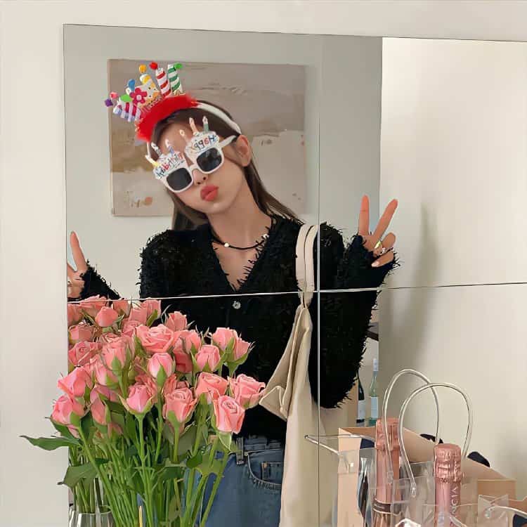 热爱生活阳光乐观的女生头像 森系高级唯美鲜花女头_2