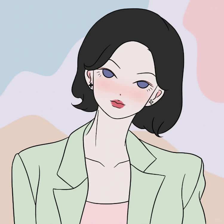 温柔纯欲轻职场女性微信头像 适合工作的气质女人味头像_10