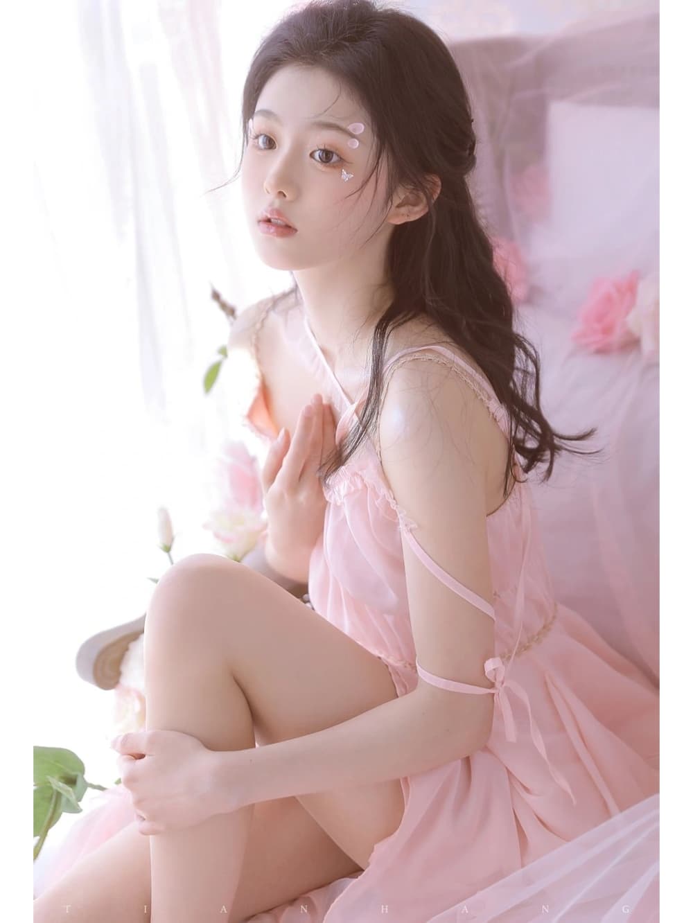 小小花蕾深处绽放的花朵公主梦写真_2