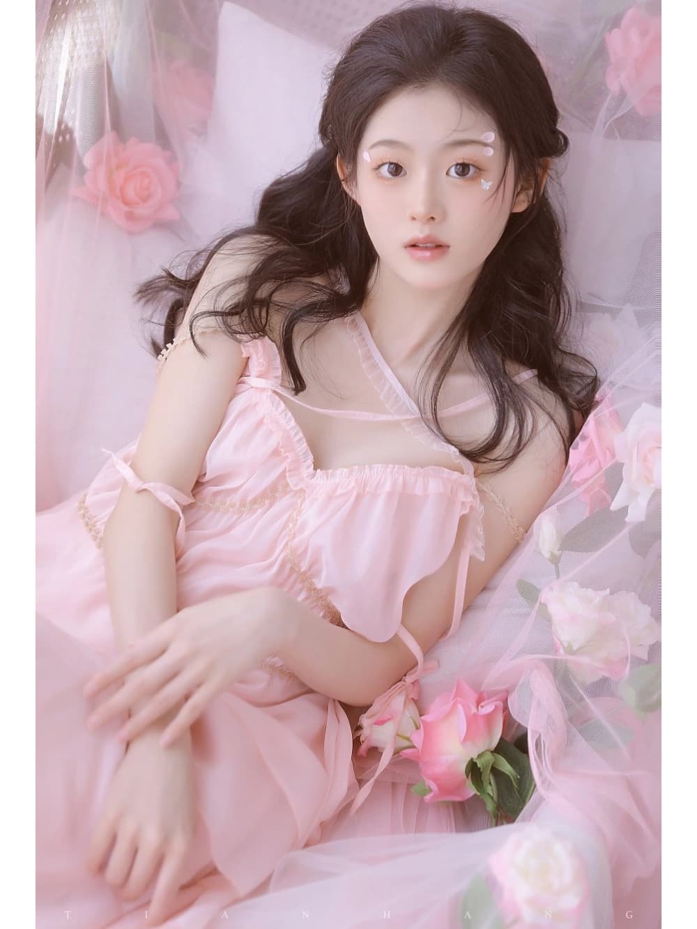 小小花蕾深处绽放的花朵公主梦写真_5
