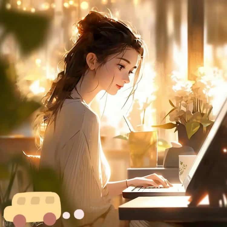AI高贵温柔中年少女微信头像适合中年女性30岁一40岁淡雅女人头像_8