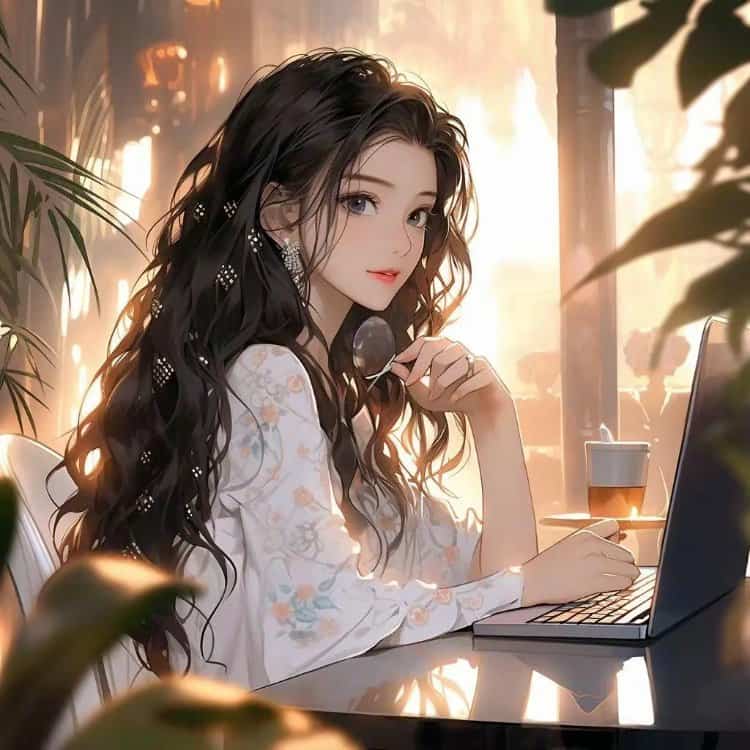 AI高贵温柔中年少女微信头像适合中年女性30岁一40岁淡雅女人头像_10
