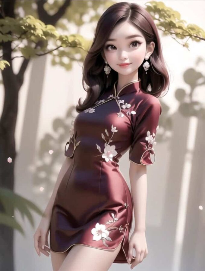气质复古民国风旗袍动漫女生头像 30岁女人味十足的微信头像_10