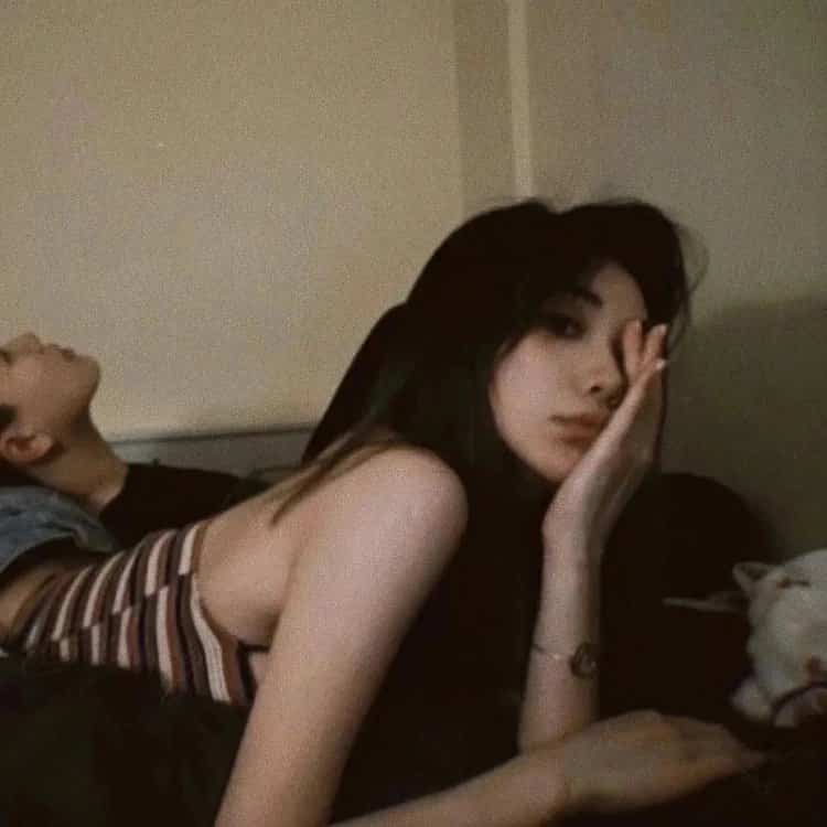 低调隐蔽不明显真人情头 不易暴露ins高质量情侣头像_7