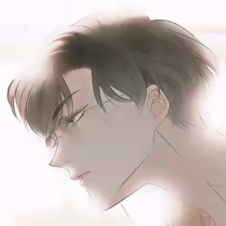 动漫看了脸红的禁欲系男女情头 超级撩人亲吻情侣头像_7