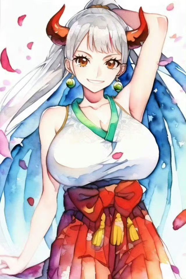 《海贼王》大和的侧乳图片，鬼姬大和大胸图_5