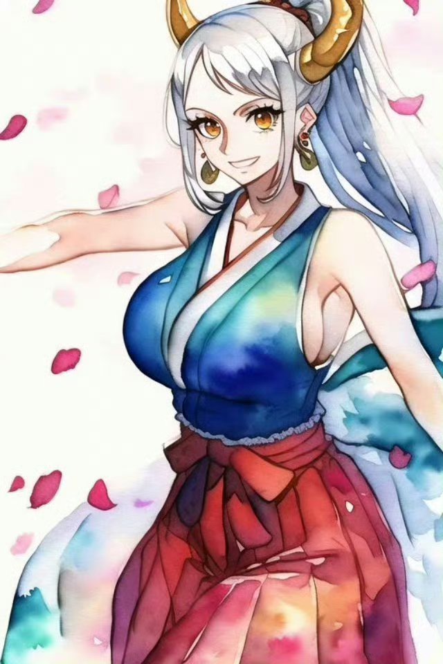《海贼王》大和的侧乳图片，鬼姬大和大胸图_9
