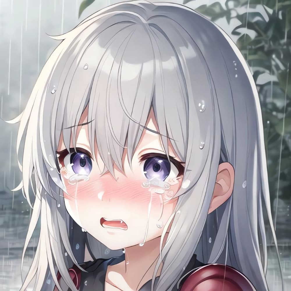 动漫女头脸红流口水流眼泪图片_7