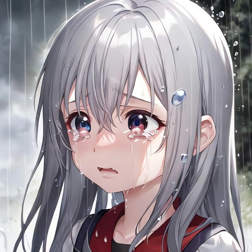 动漫女头脸红流口水流眼泪图片_8