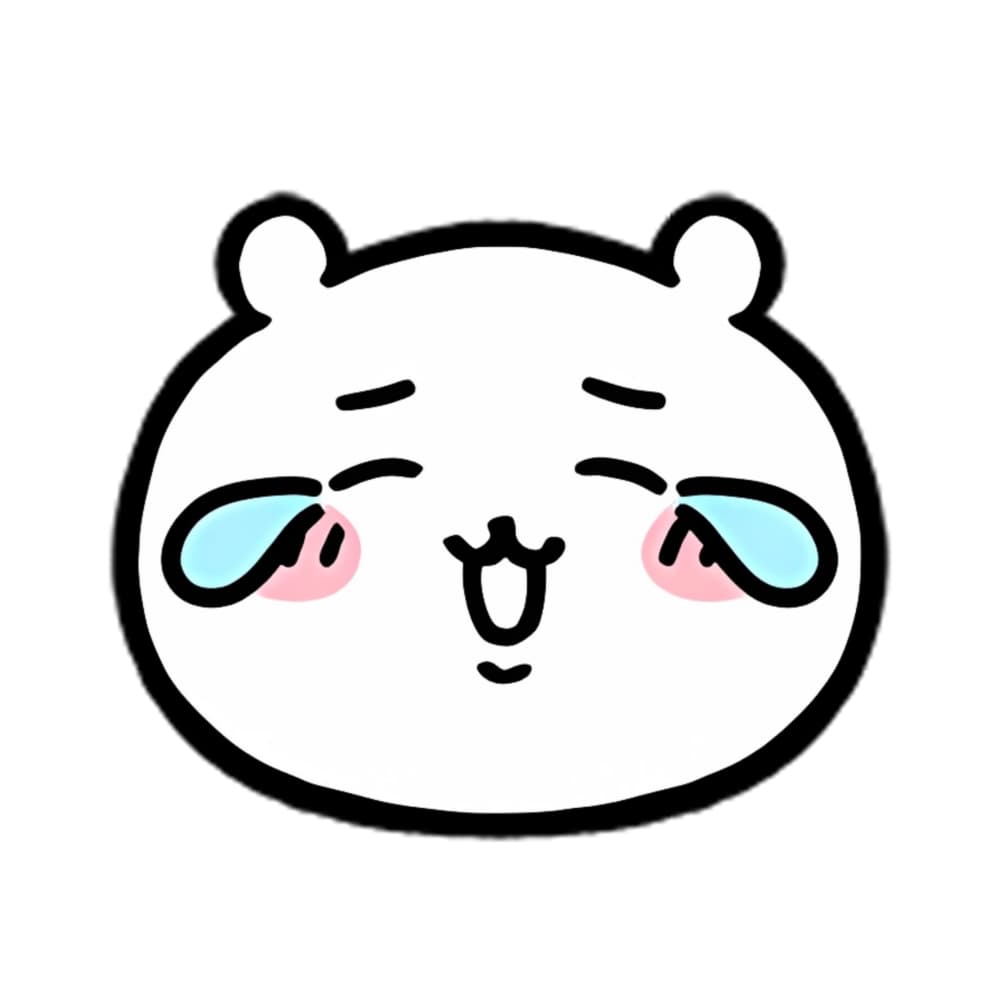 吉伊卡哇Chiikawa可爱头像 简单线条_1