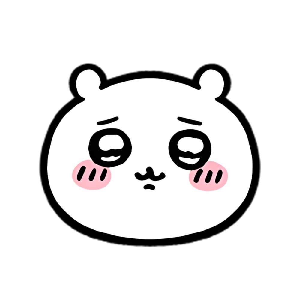 吉伊卡哇Chiikawa可爱头像 简单线条_4
