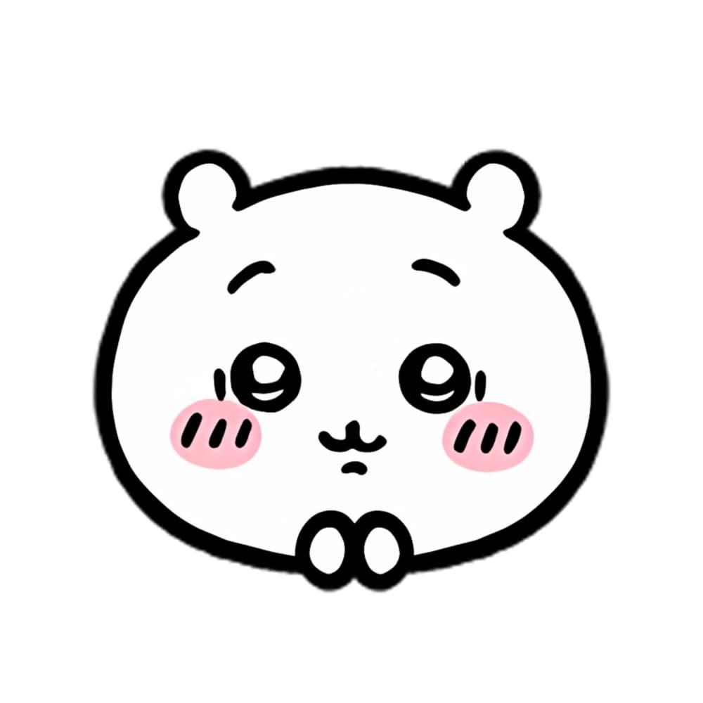 吉伊卡哇Chiikawa可爱头像 简单线条_6