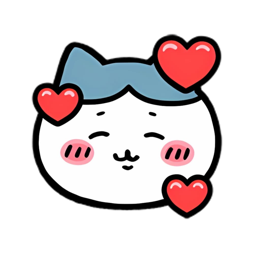 吉伊卡哇Chiikawa可爱头像 简单线条_7