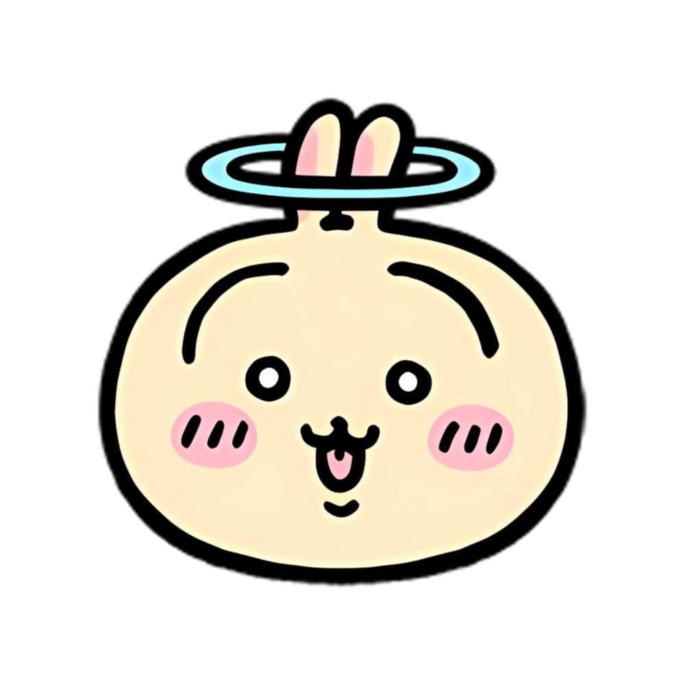 吉伊卡哇Chiikawa可爱头像 简单线条_15