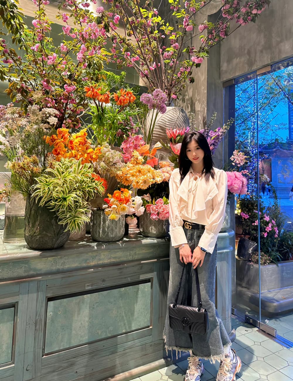 吴艳妮生活照图片,是个气质美女！_5