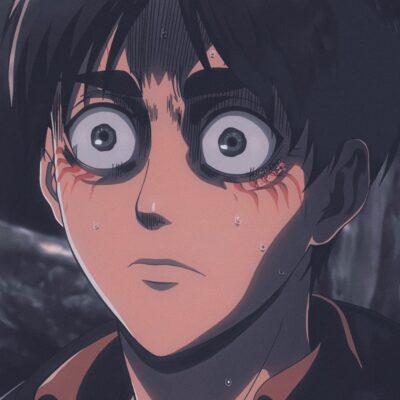 《进击的巨人》艾伦耶格尔头像，大眼睛帅哥动漫男头