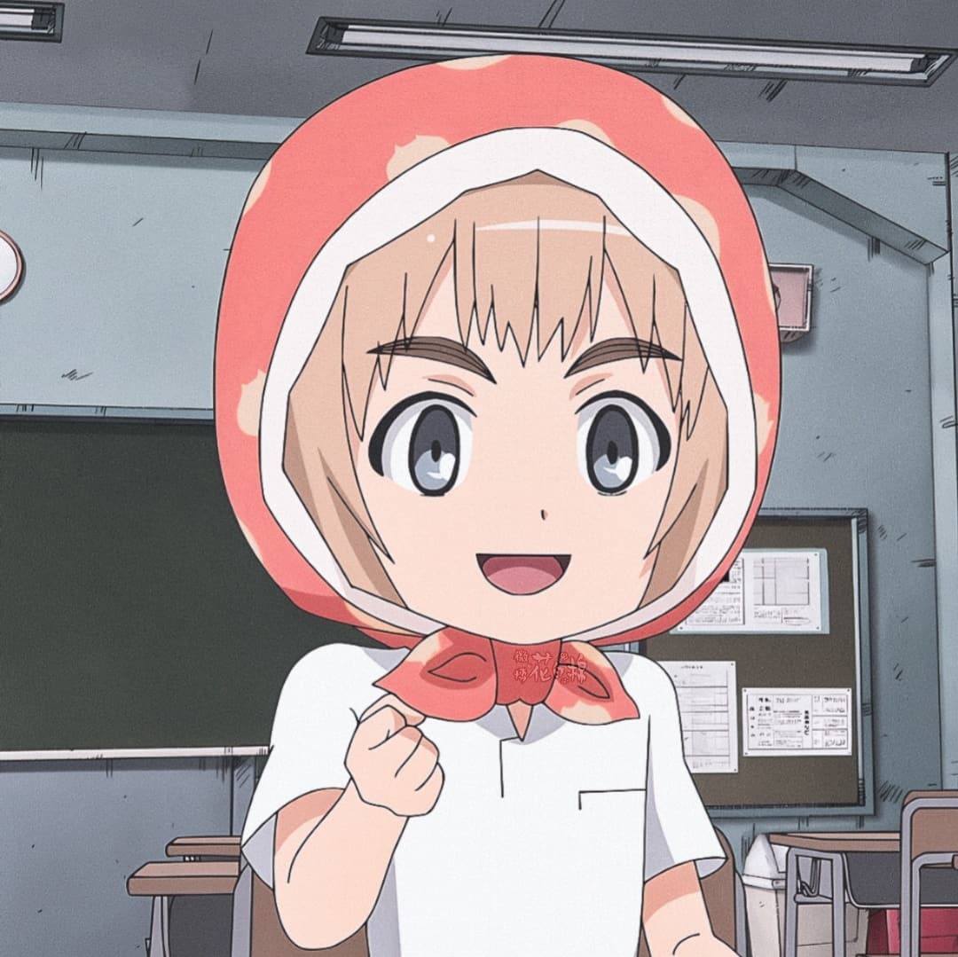 《进击的巨人》戴头巾的阿尔敏动漫女生头像_2