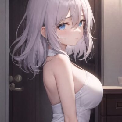 动漫美女露出娇羞的照片图片
