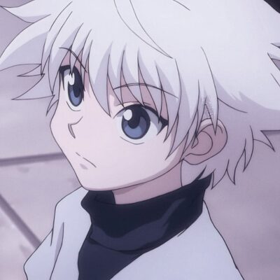 《全职猎人》超帅奇犽·揍敌客头像 ，白发动漫男头