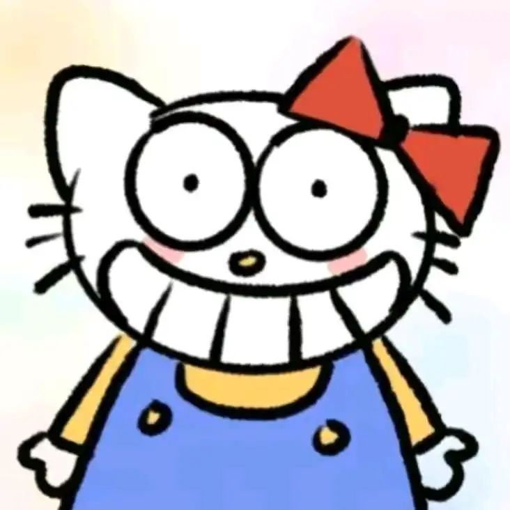 hello kitty猫搞怪头像 凯蒂猫恶搞表情可爱头像_2