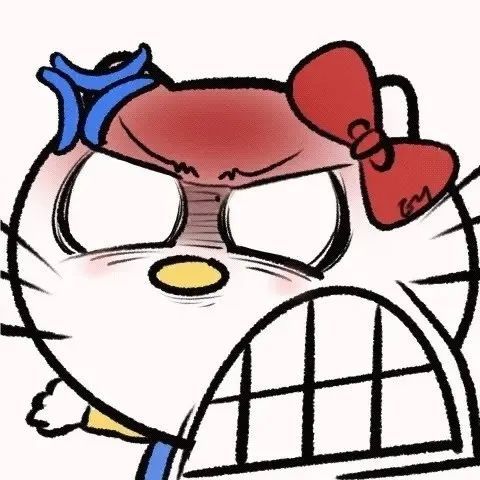 hello kitty猫搞怪头像 凯蒂猫恶搞表情可爱头像_1