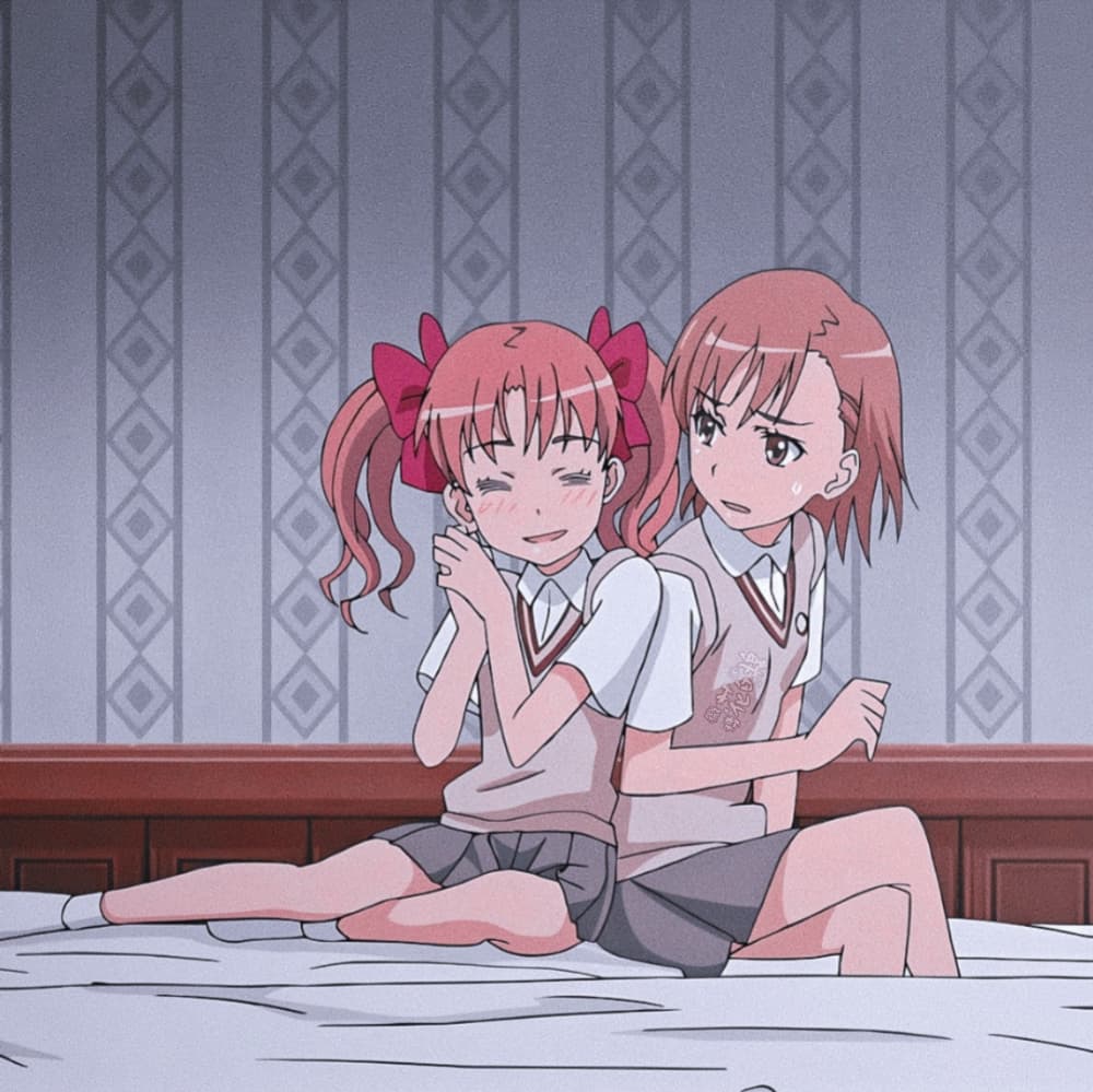 《某科学的超电磁炮》白井黑子 x 御坂美琴动漫闺蜜头像_2