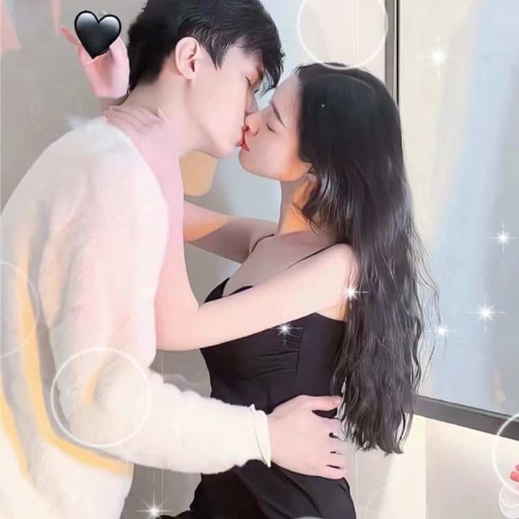 重度瑟瑟男女合照情侣头像 优质真人超欲情头_3