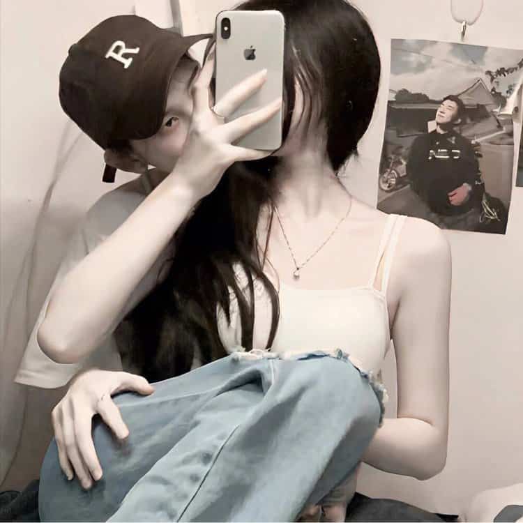 重度瑟瑟男女合照情侣头像 优质真人超欲情头_9