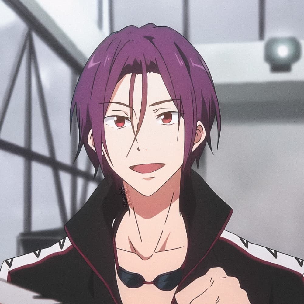 「free！男子游泳部」松冈凛 x 山崎宗介帅气头像_4