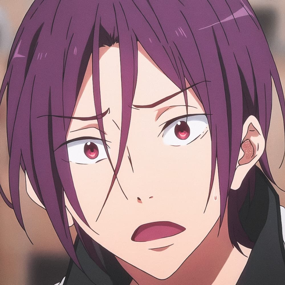 「free！男子游泳部」松冈凛 x 山崎宗介帅气头像_7