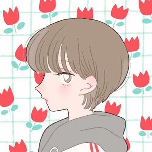 女孩卡通侧颜可爱头像,微信头像女卡通侧脸_8