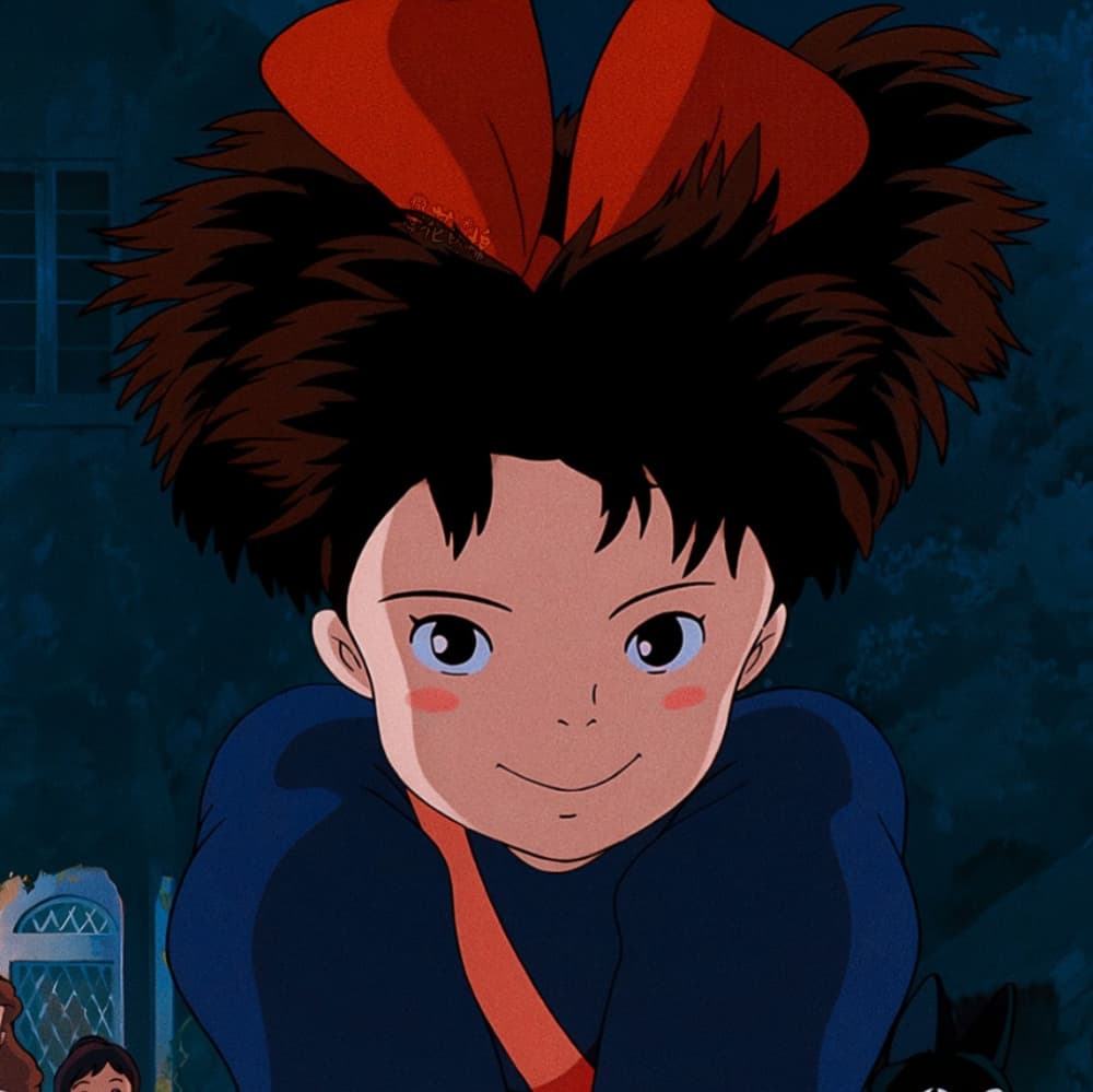 宫崎骏《魔女宅急便》女主小魔女琪琪可爱头像_4