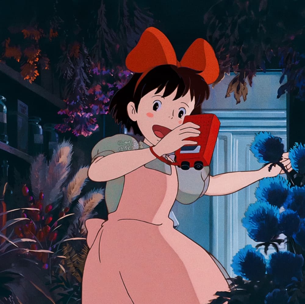 宫崎骏《魔女宅急便》女主小魔女琪琪可爱头像_5