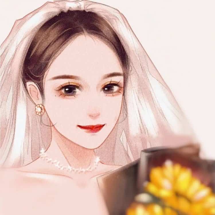 高级忧伤又冷酷的女生头像 手绘漫画风气质女头_3