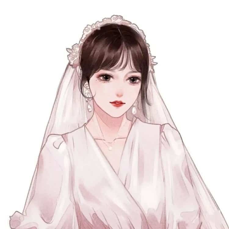 高级忧伤又冷酷的女生头像 手绘漫画风气质女头_8