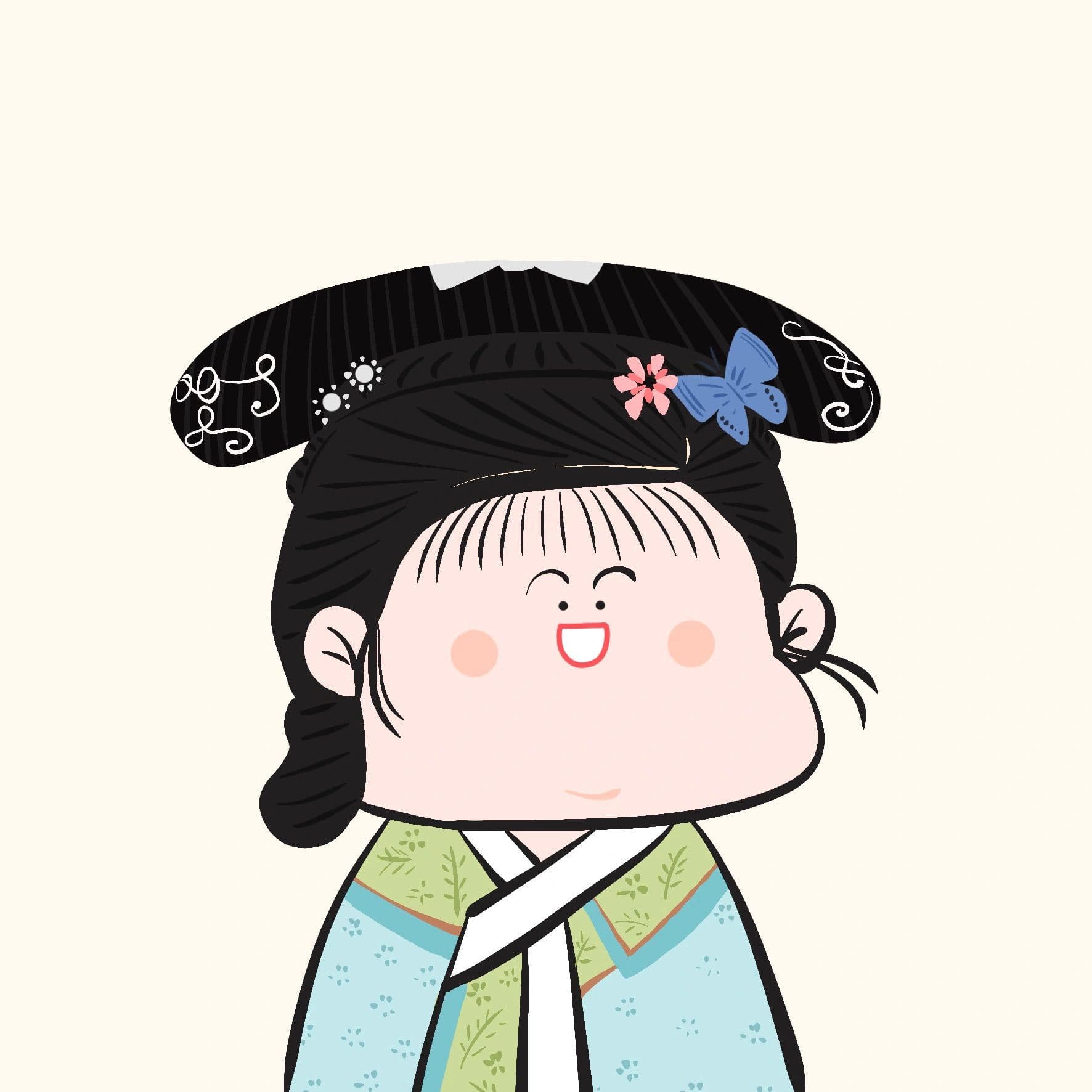 《甄嬛传》大胖脸Q版萌萌可爱卡通头像_5