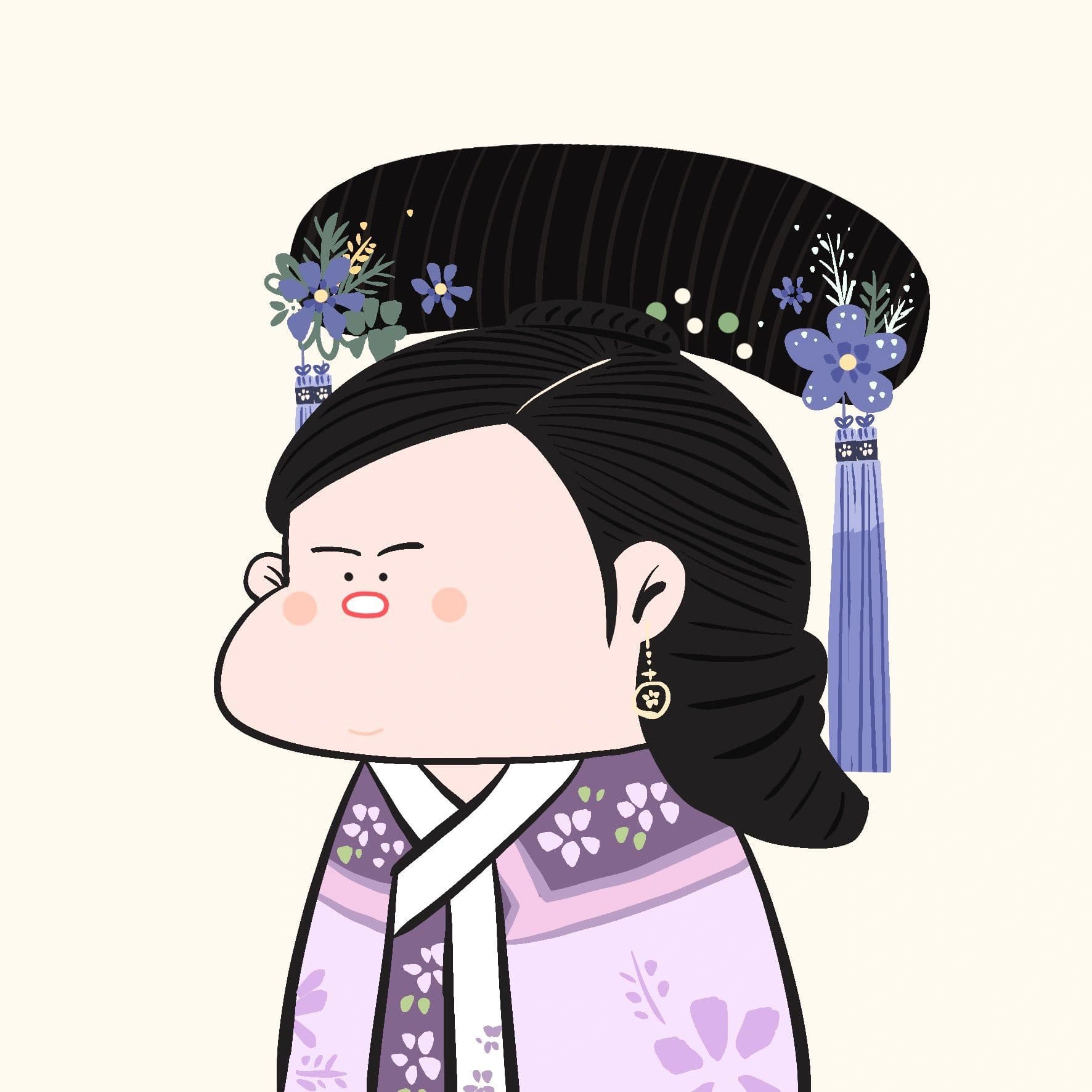 《甄嬛传》大胖脸Q版萌萌可爱卡通头像_6