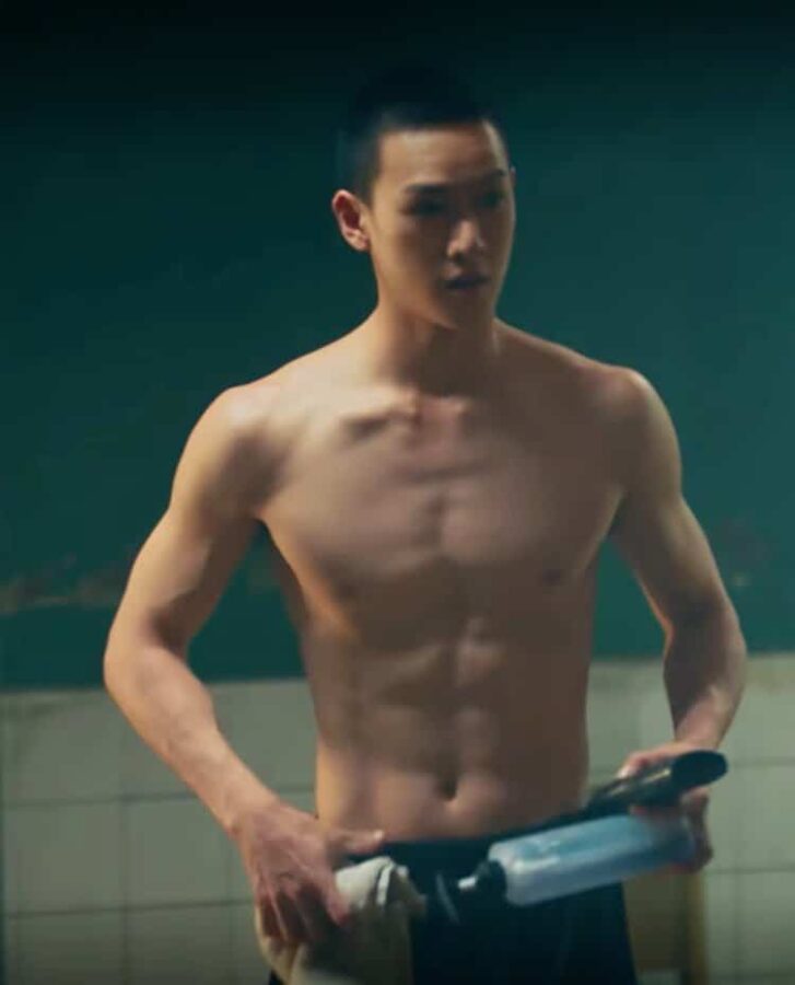 李昀锐小林性感腹肌照微信头像 好身材的男明星真人男头_15