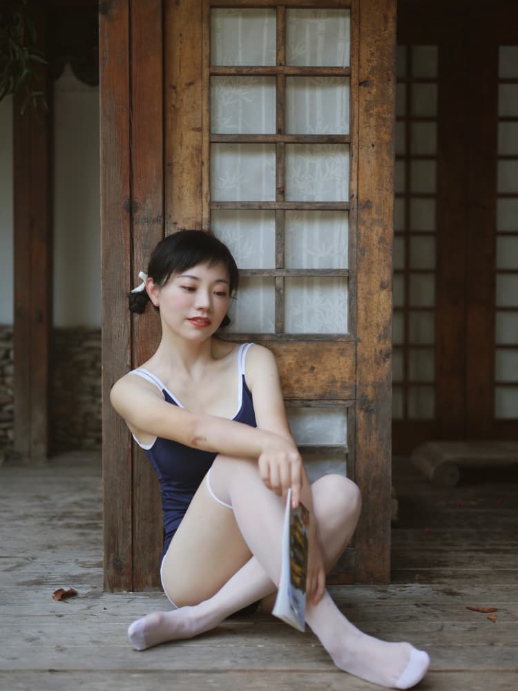 日系氛围女高中生JK/死库水/体操服写真_3