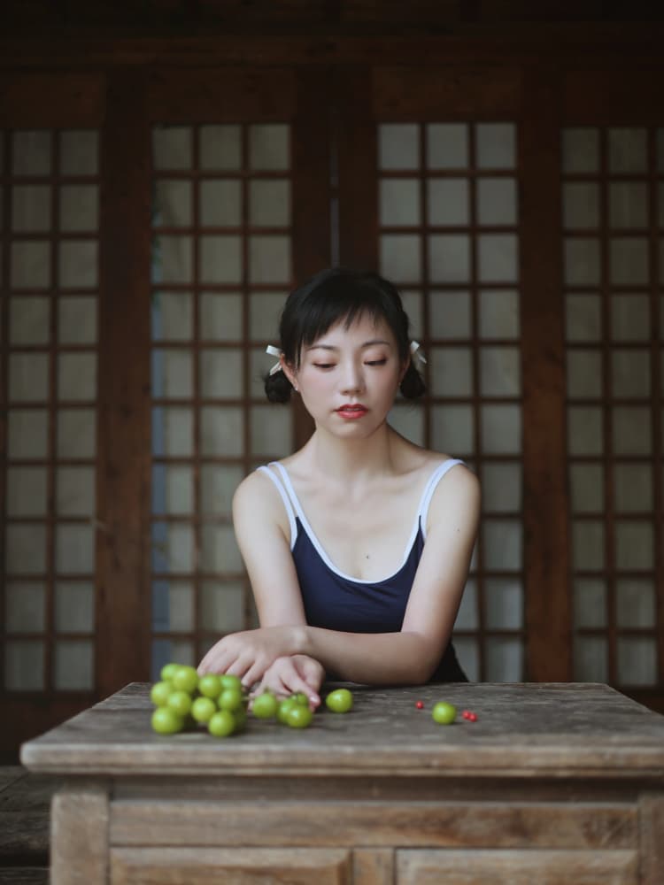日系氛围女高中生JK/死库水/体操服写真_6