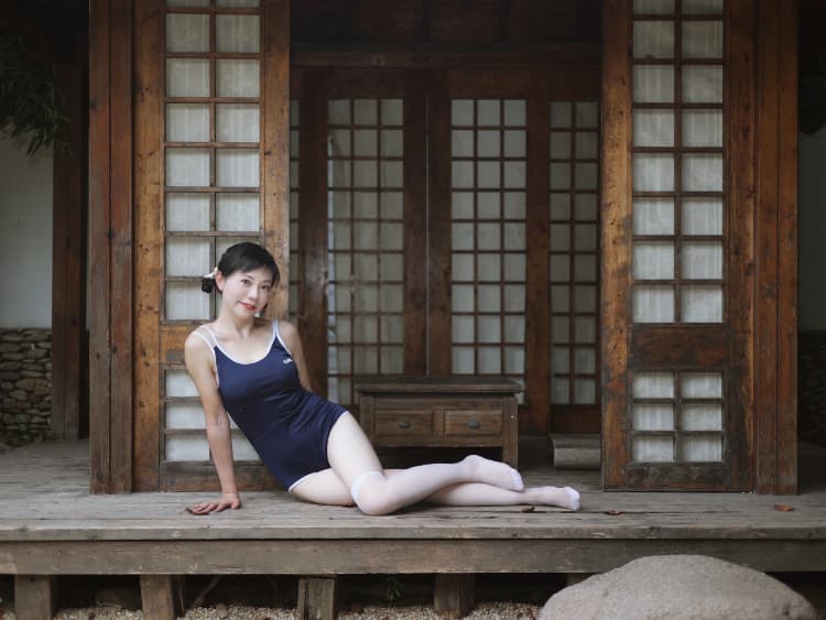 日系氛围女高中生JK/死库水/体操服写真_8