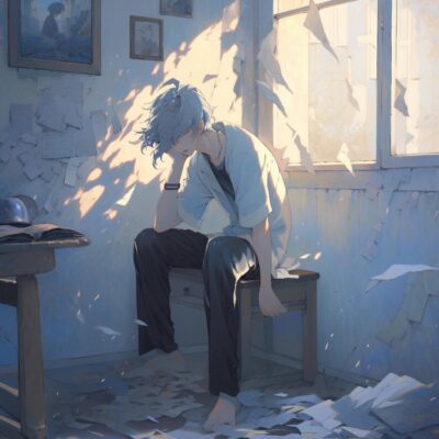 孤独感拉满好看又emo的情侣头像 AI手绘风直接封神抑郁情头