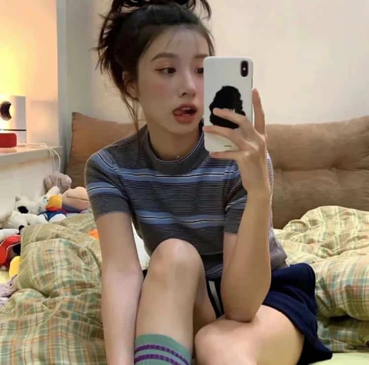 适合长期不换的真人女头 温柔娇小女孩专属干净微信头像_17